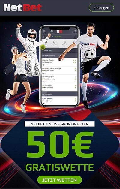 Netbet Mobile 10 Euro Wettbonus