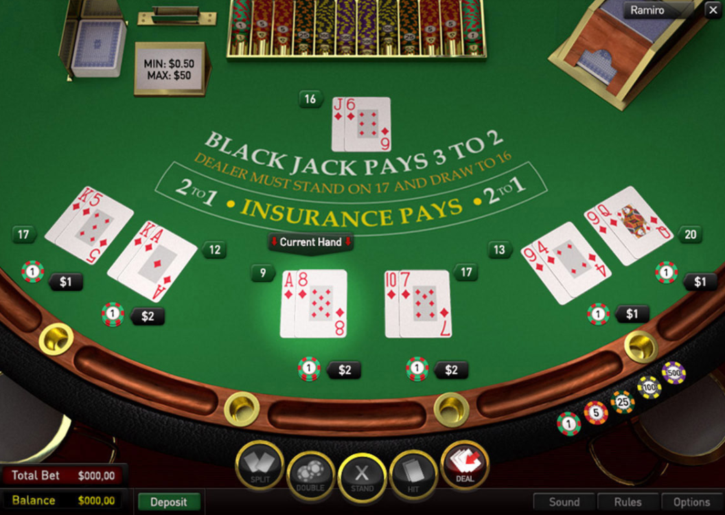 Live Blackjack mit PayPal Einzahlung und Auszahlung