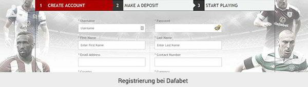 DafaBet Registrierung