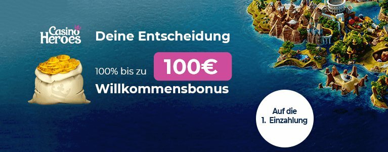 Casino Heroes Willkommensbonus