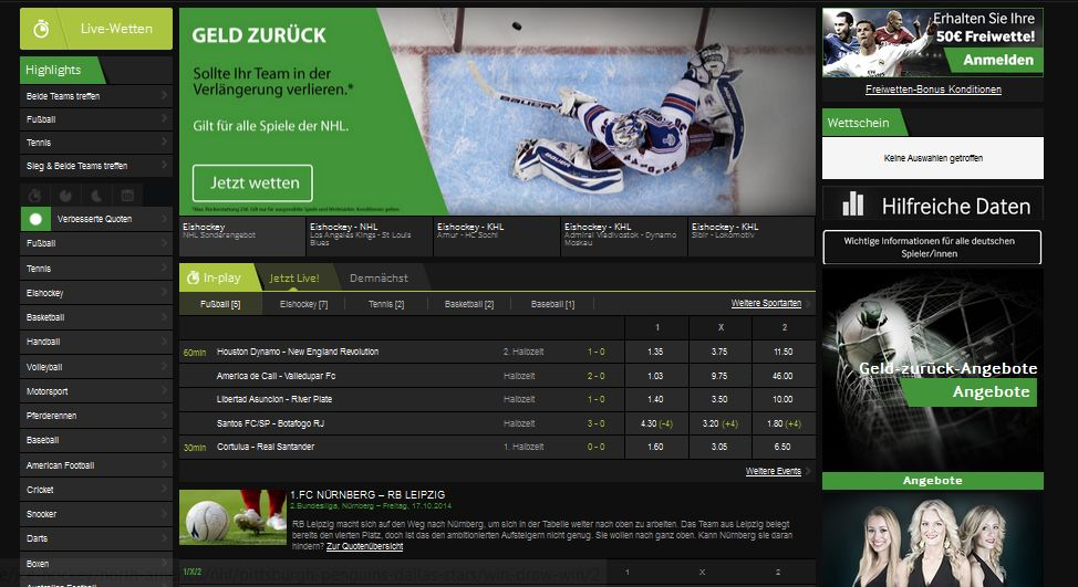 Online Sportwetten