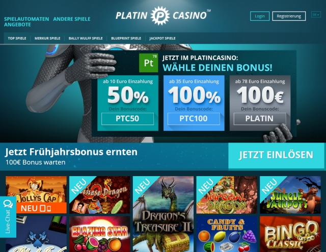 Merkur Casino Empfehlung: Platin Casino