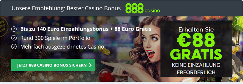 888 Casino Empfehlung bester Bonus