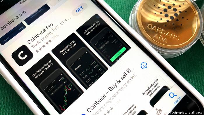 Überblick Krypto-Börse Coinbase