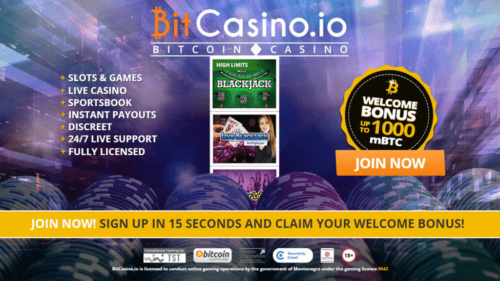 Bitcasino.io BTC-Bonus