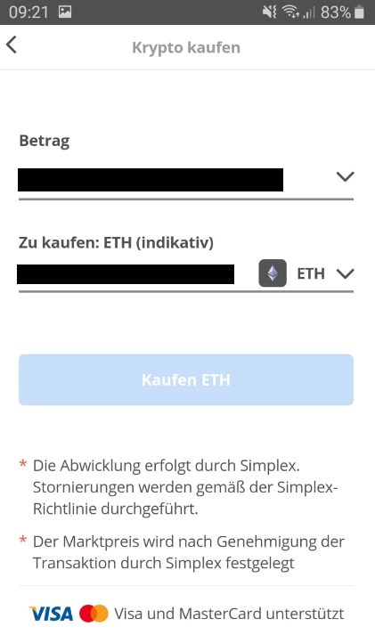 eToro Einlage mit Kreditkarte