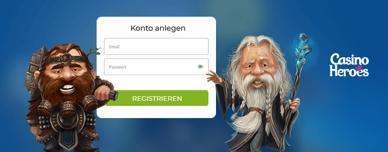 Casino Heroes Registrierung
