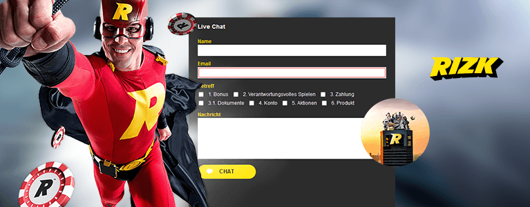 Rizk Casino Support
