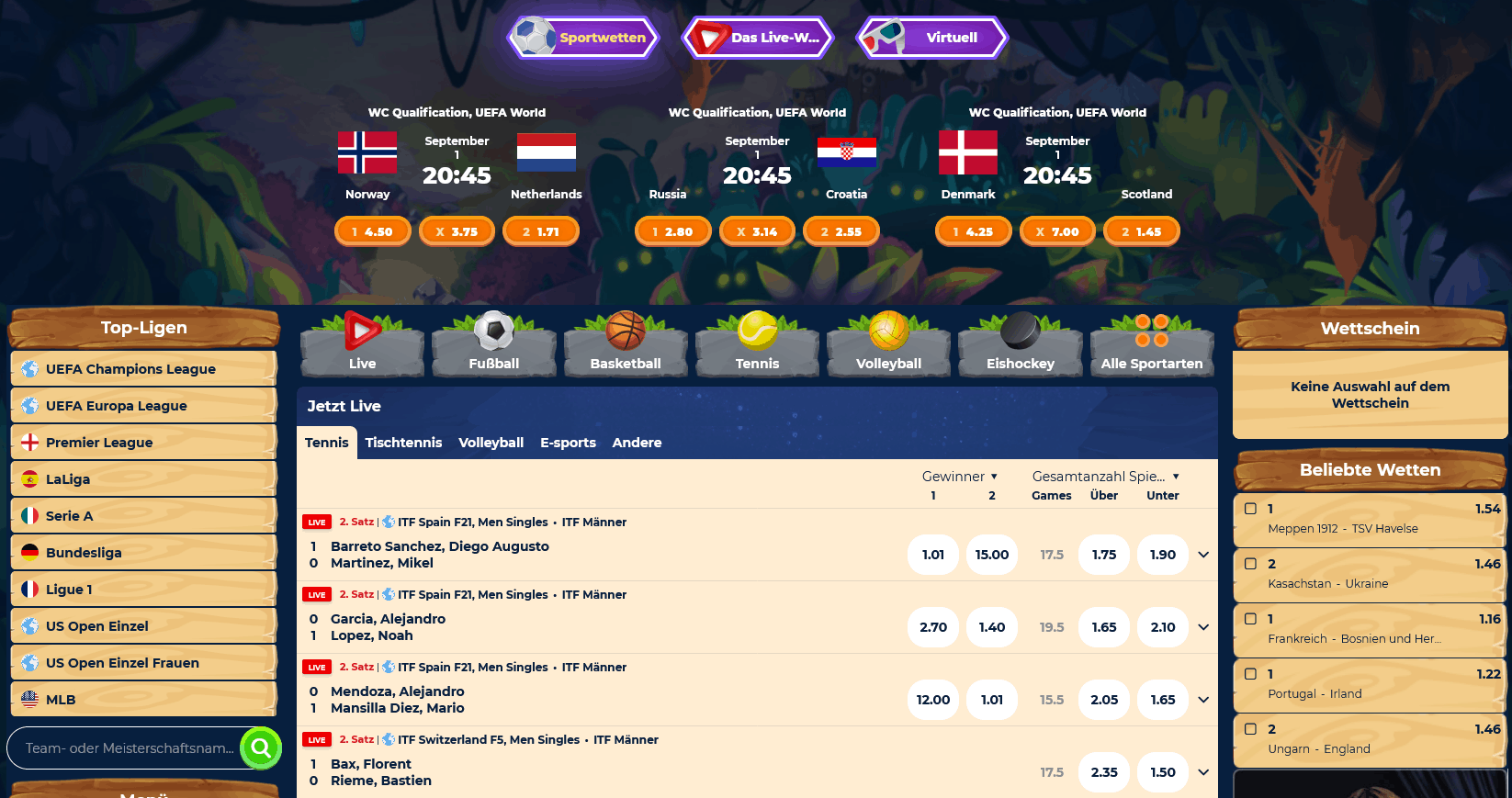 Wazamba Sportwetten