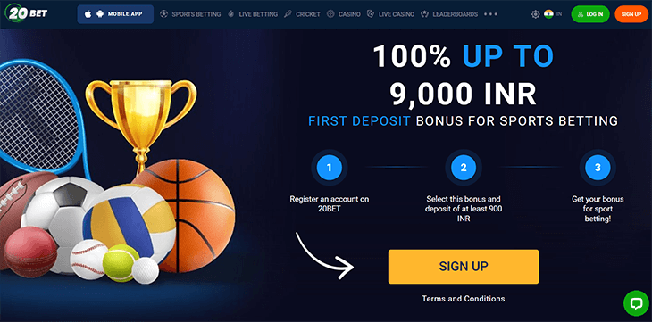 20bet Sports Bonus