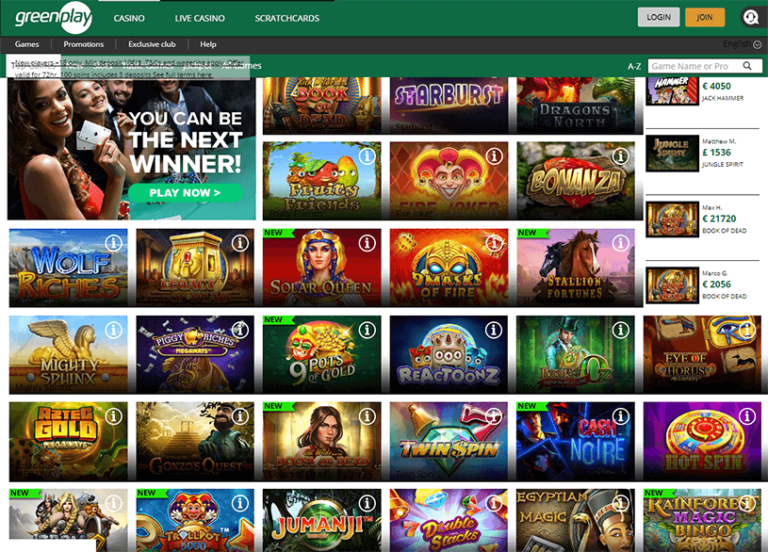 Greenplay Casino Games 