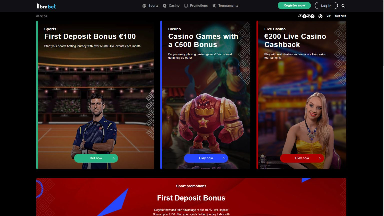 Librabet Casino Bonus