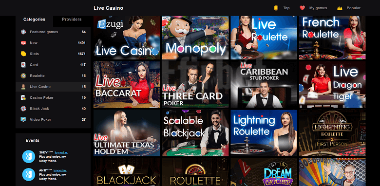 Librabet Live Casino